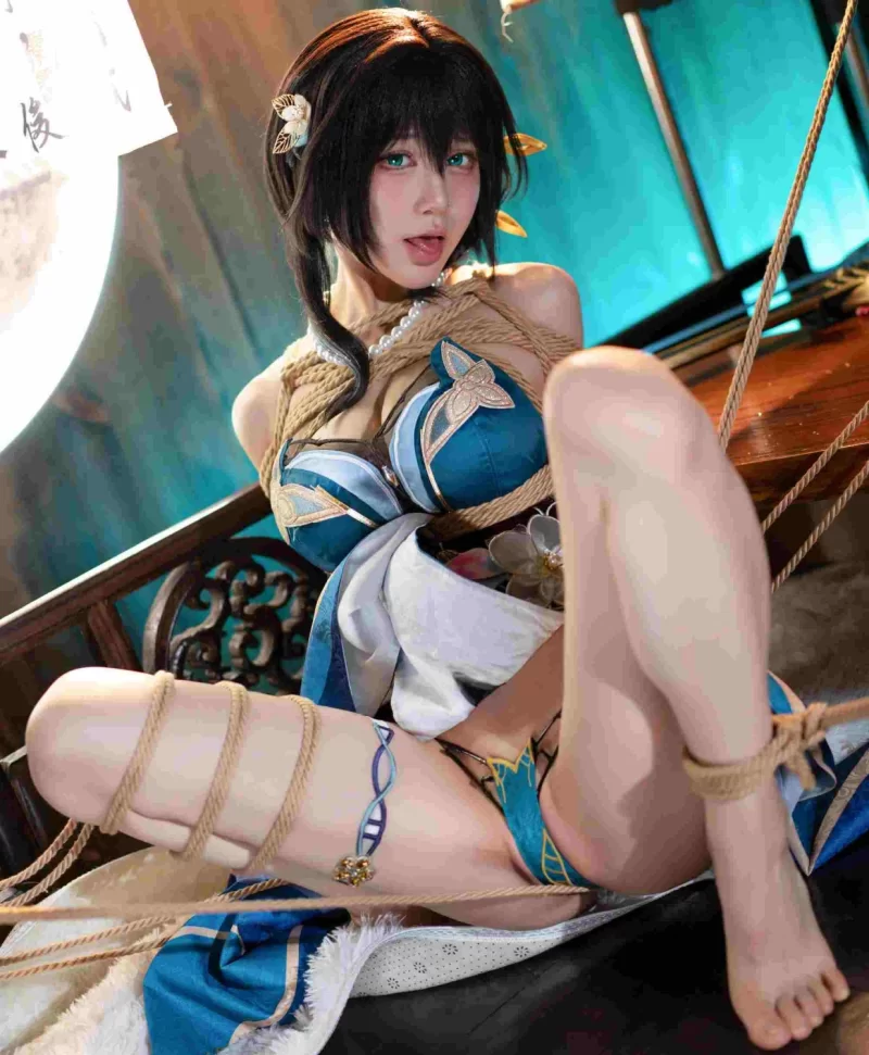 Cosplay 水淼Aqua - 阮梅《崩坏：星穹铁道》[72P-195M]【1+200m】