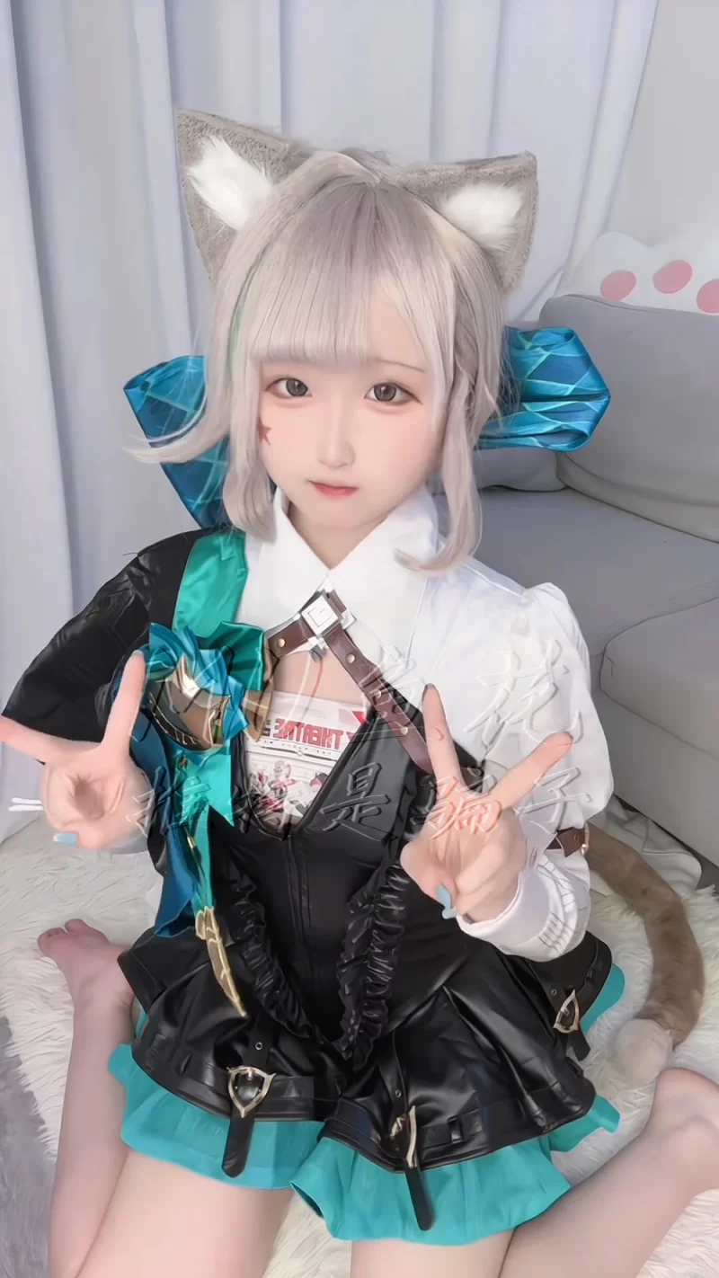 明星换脸 [MU鱼花出品]可爱风Coser-吃货麦麦w 颜射阿黑颜AI反差预览【12P+28.6M】
