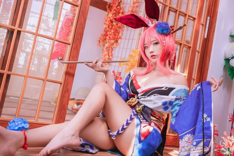 Cosplay Messie Huang - Yae Sakura Honkai Impact 3rd【37P+178M】