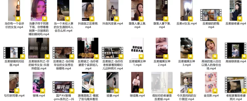 绿帽&换妻 最新抖音风反差婊合集【365V+13.73G】