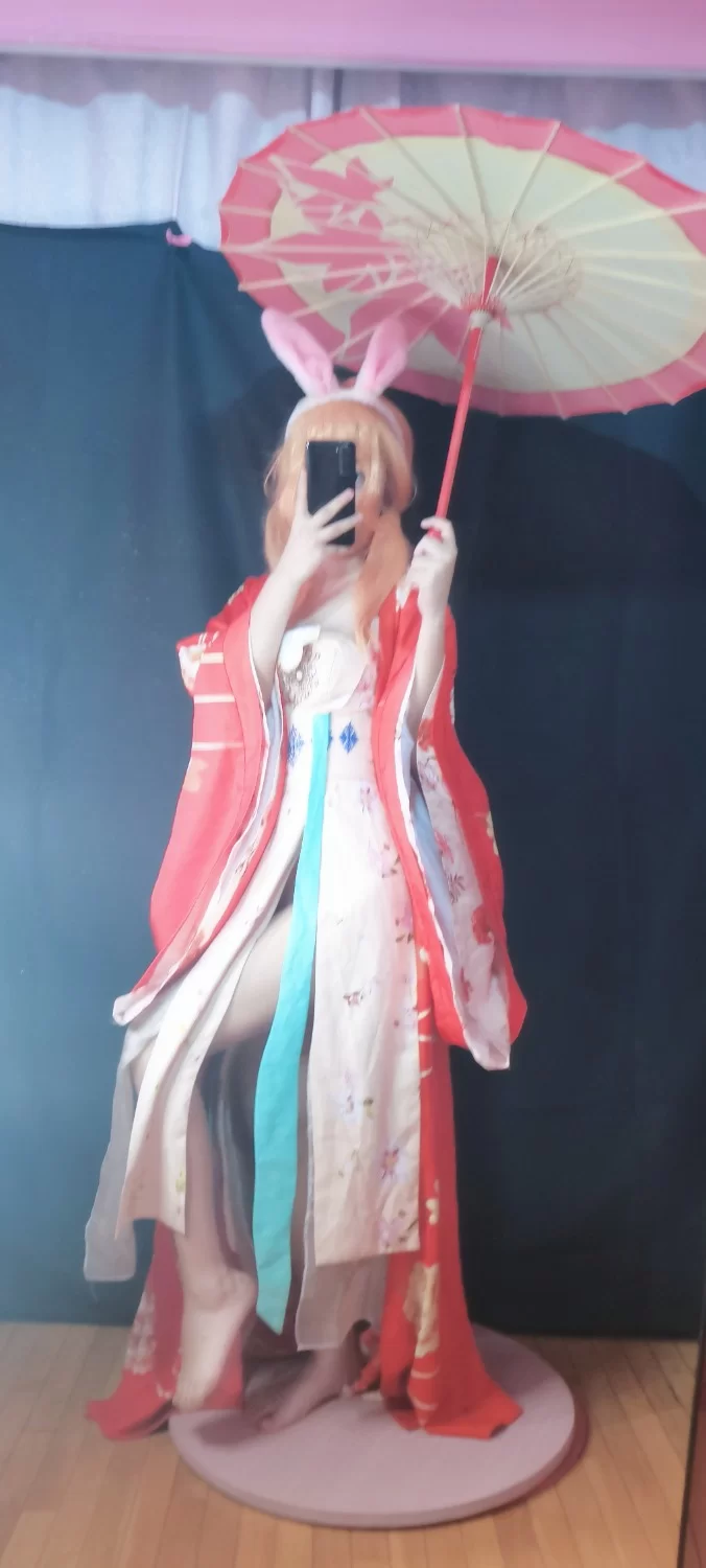 Cosplay 沐沐酱 公孙离惊鸿舞【npnv+600】