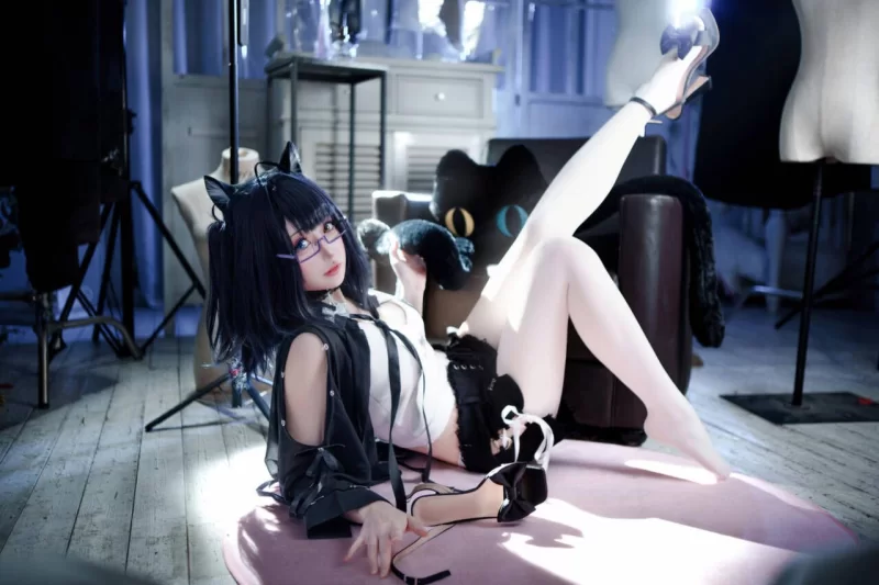 国产coser 焖焖碳 - 黑茶子【22P+286M】