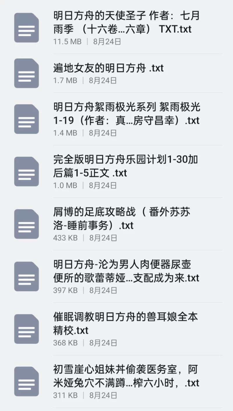 合集 明日方舟同人合集【+15M】