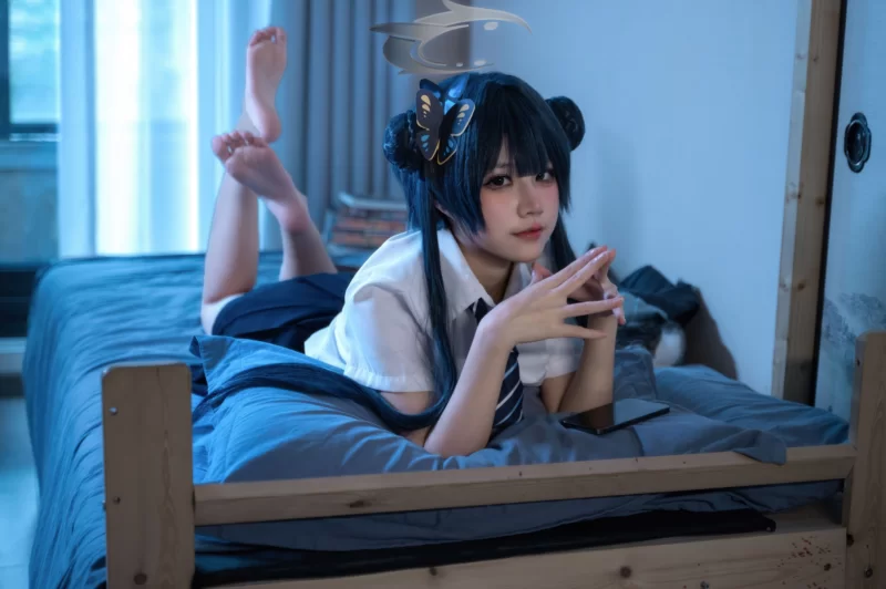 唯美写真 清水凪 - NO.001 蔚蓝档案 龙华妃咲 JK [52P-526MB]【52P+526MB】