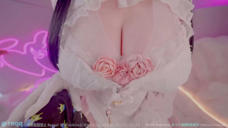 ASMR 3-まこと：2025年7月31日的fanclub直播视频，纯白花嫁【1V+1.5G】