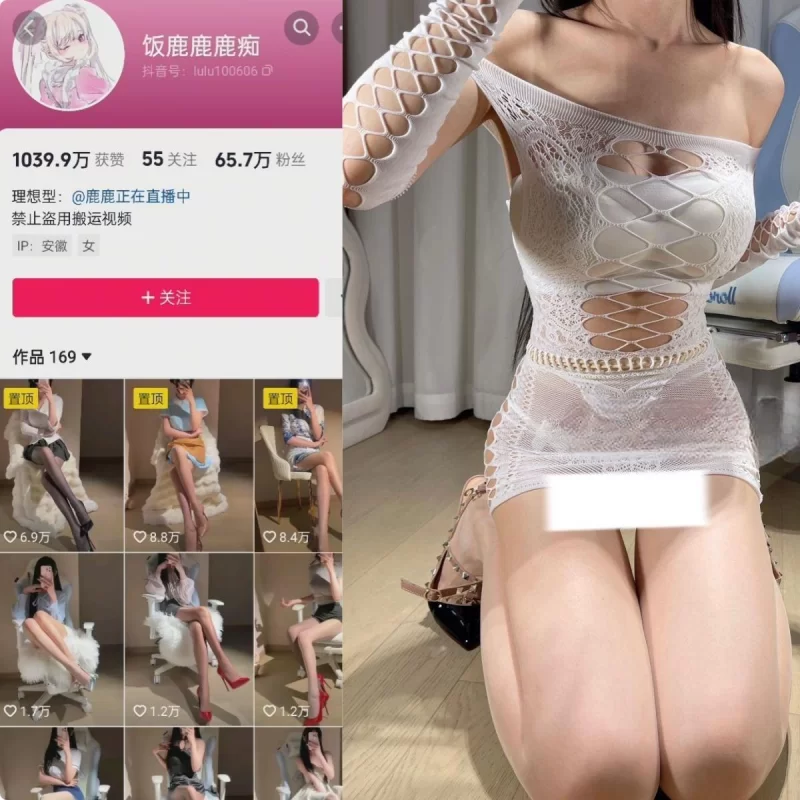 美腿/足控 抖音✨饭鹿鹿鹿痴❤️足控爱好者 秘语微密合集 (应邀帖)【NP+NV+827M】