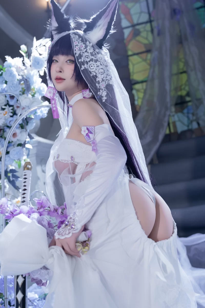 国产coser 清水由乃 - 碧蓝航线 武藏 紫藤花【51P.1V+638.18MB】