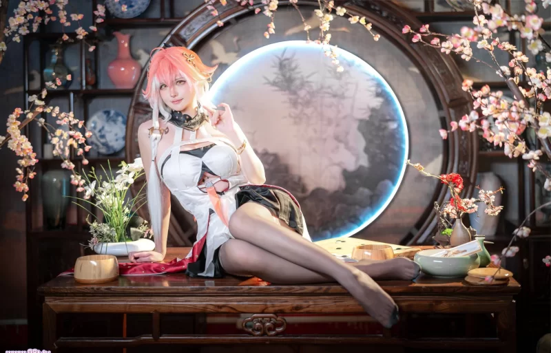国产coser 49寫真 & Cosplay 前羽rr - 今汐长离【p46+30m】