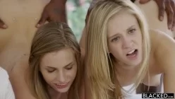 3p/多p [Blacked] Elsa Jean , Rachel James , Sydney Cole (Preppy Girl Threesome Get Thr【1V+3G】
