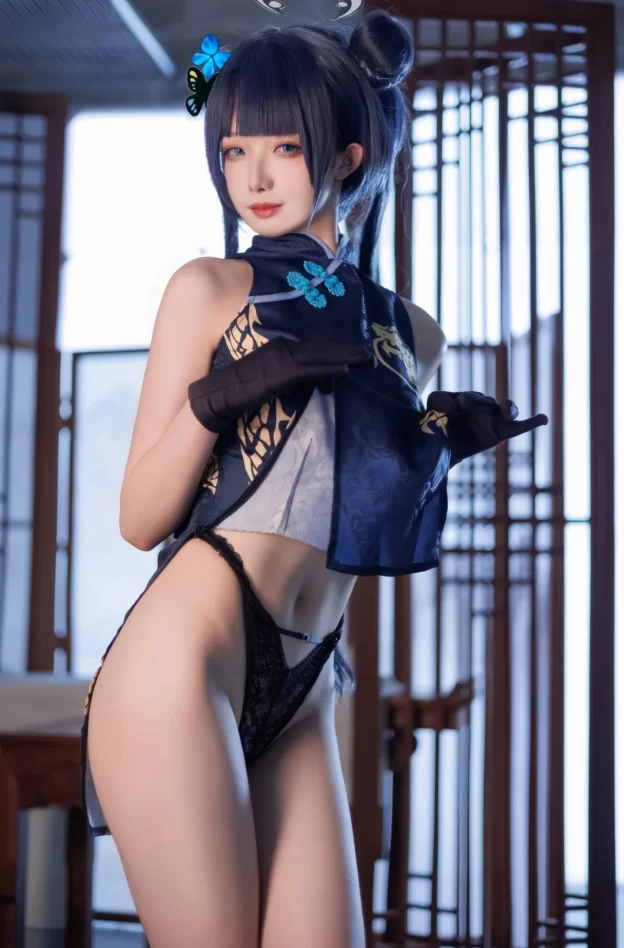 Cosplay 封疆疆v_碧蓝档案 妃咲 [34P]【34P+450m】