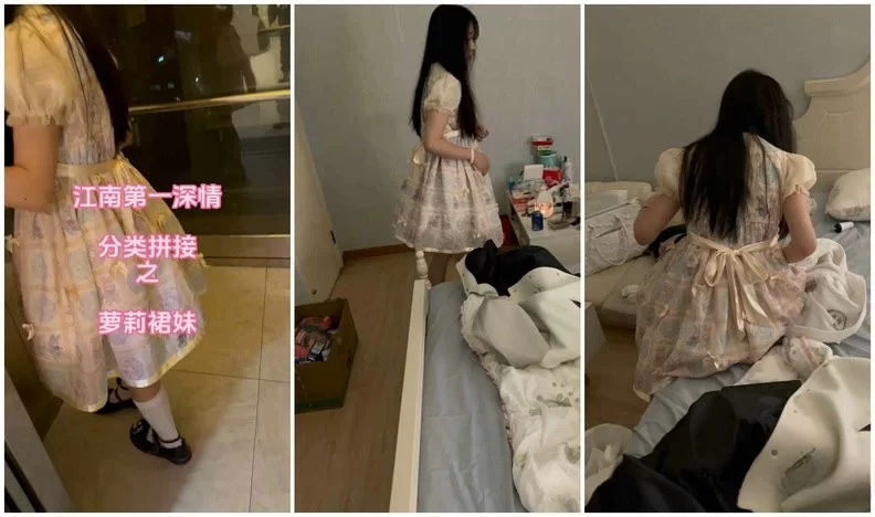 合法萝莉 第一深情约炮洛丽塔小妹，揪奶头把妹妹弄哭了【1V+750M】