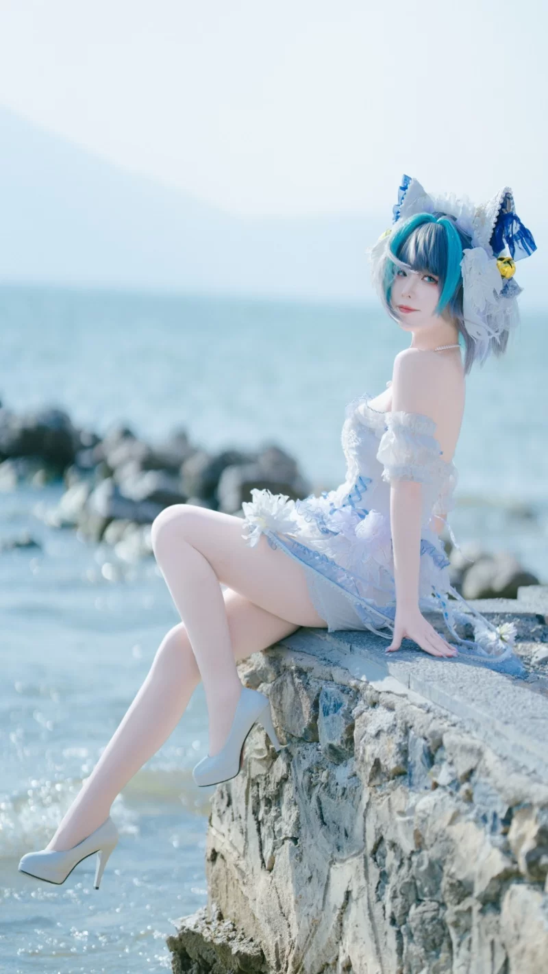 Cosplay 封疆疆v NO.069 碧蓝航线 柴郡小礼服[10P 105M]【10P+105M】
