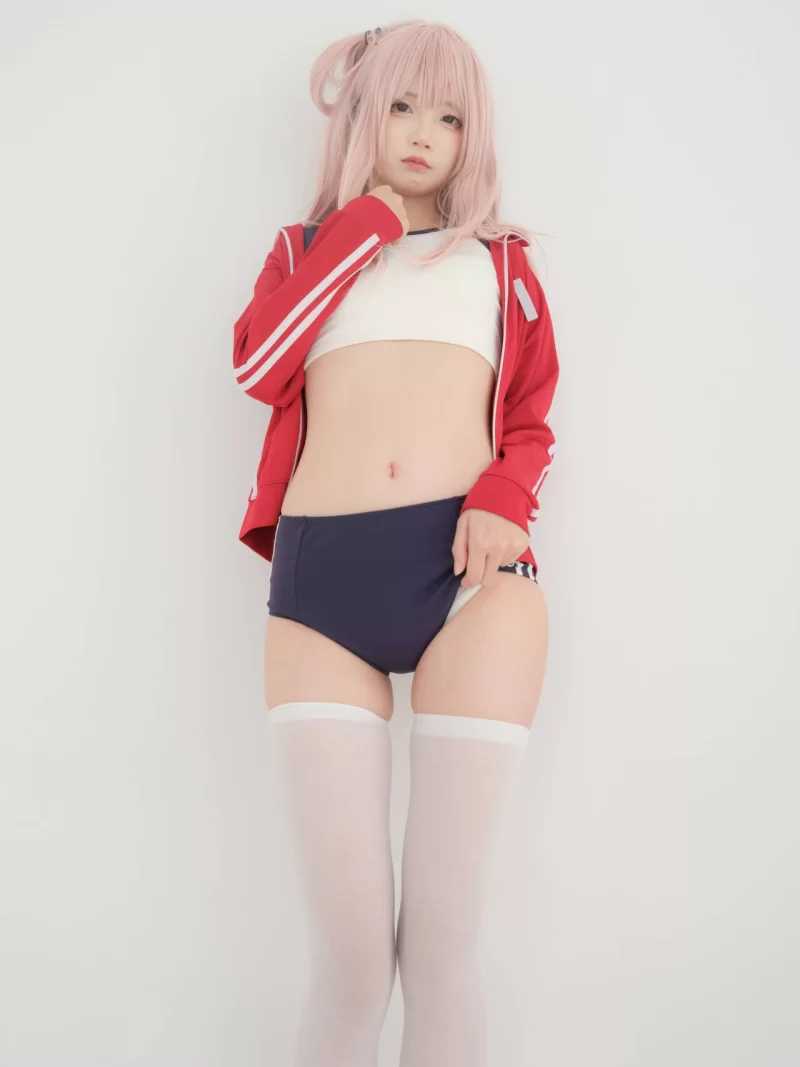 高颜值美女 五更百鬼 - 舰长 体操服 猫耳【25P+152M】