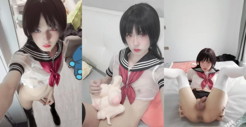 CD 黑丝清纯伪娘贴贴操我是不是很喜欢看我被日啊被玩坏了高潮下用大腿紧紧夹着仙肉棒【1V+136MB】