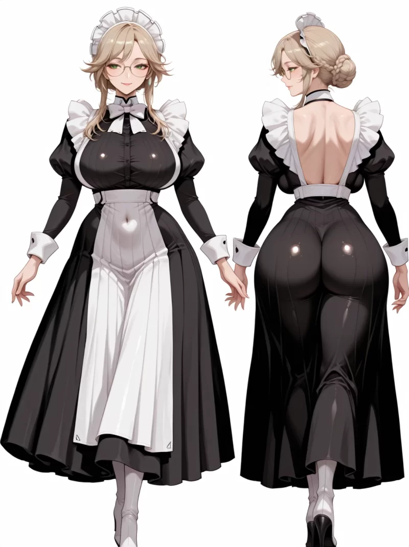 有撸点 [AI图][sHU] 女仆装黑丝 Ade nikke [AI Generated]【27P+40MB】