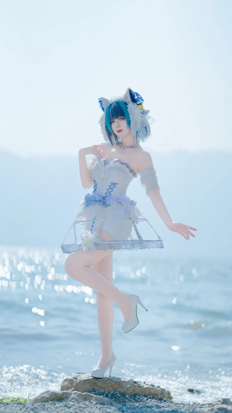 Cosplay 封疆疆v NO.069 碧蓝航线 柴郡小礼服[10P 105M]【10P+105M】