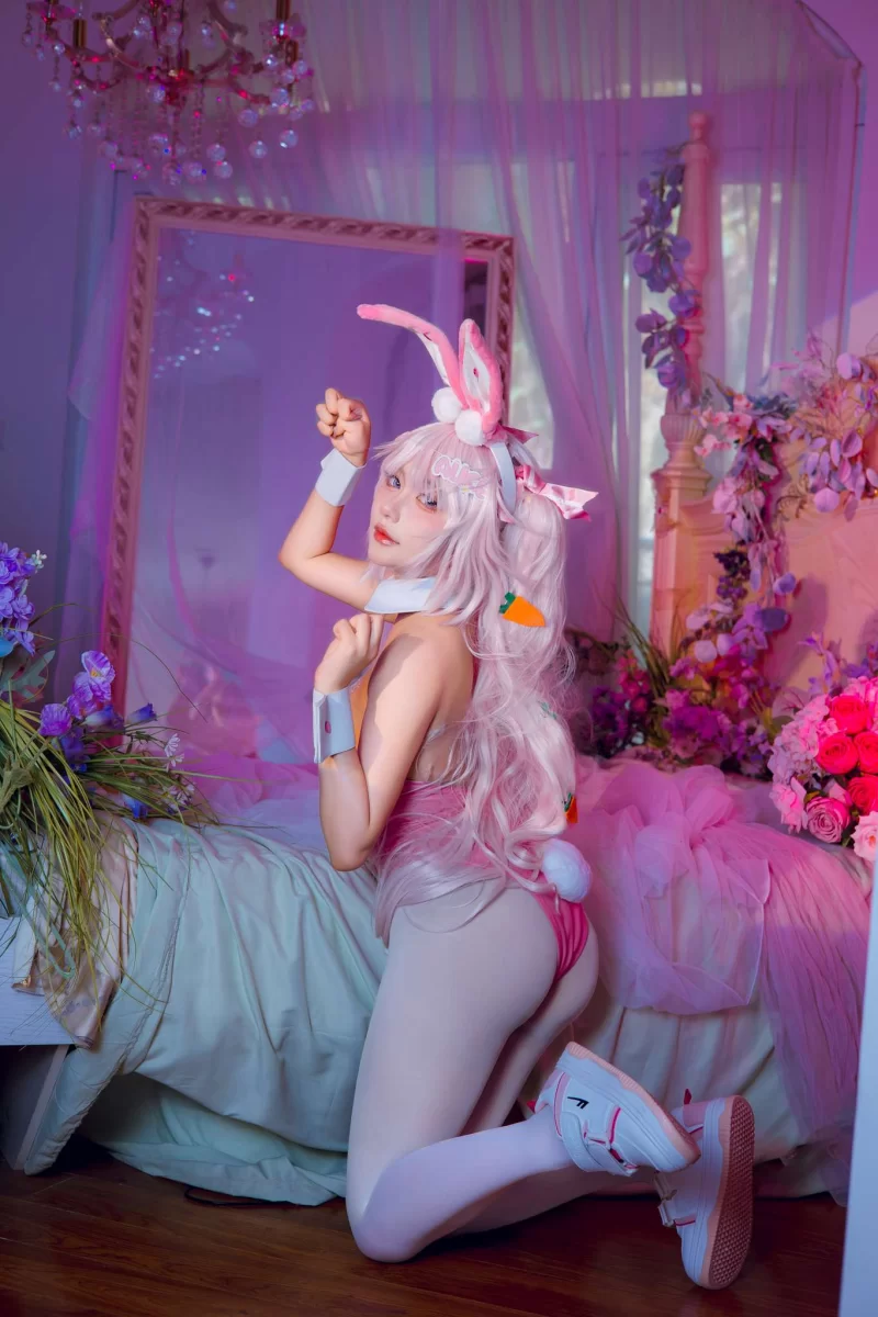 Cosplay 是一只熊仔 Vol.034 Nikke爱丽丝 兔女郎 [50P-127MB][百度网盘]【50P+127M】