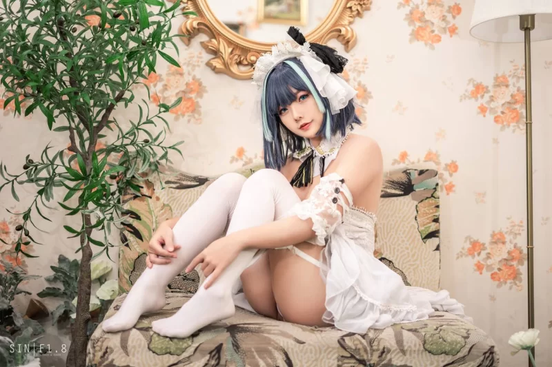 高颜值美女 Messie Huang - Cheshire Azur Lane【20P+75M】
