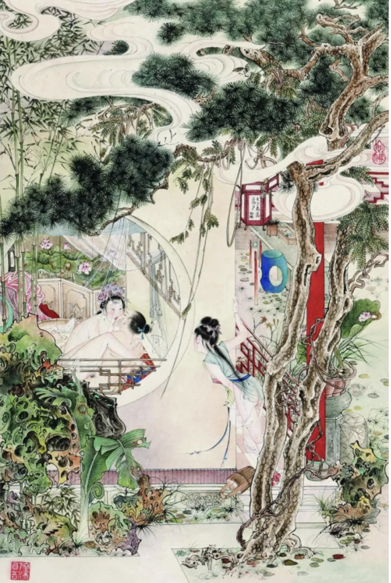 古典武侠玄幻 《新刻绣像批评金瓶梅》（齐鲁书社版）彩色插图【+187M】