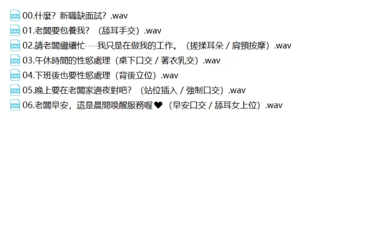 ASMR [乖巧能幹]我雇了黑絲襪貼身女秘書[中文音聲]【7V+1.29G】