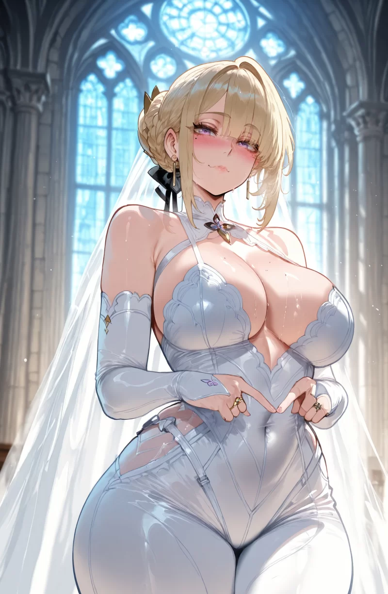 动漫 [AI图][Miyu]白色黄毛 Evelyn Chevalier Eternal Vow (Patreon)【258P+479MB】