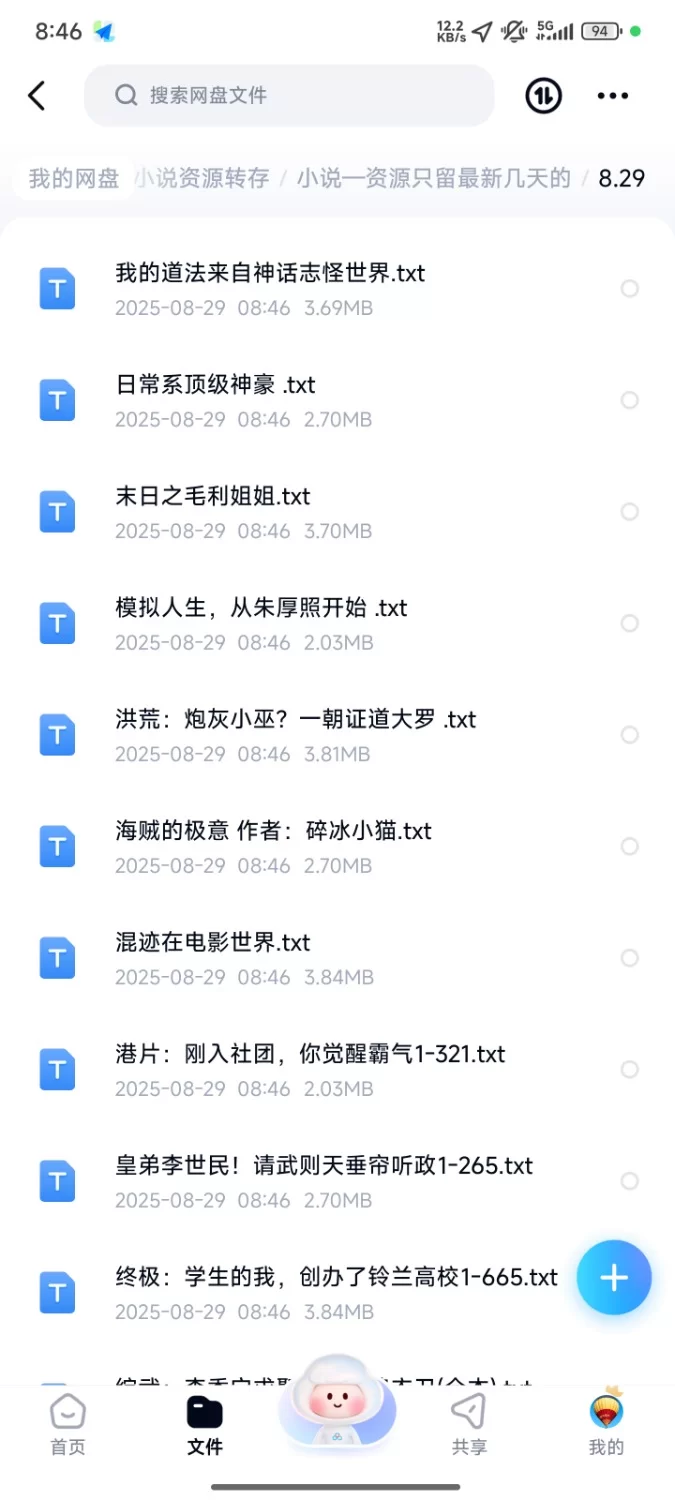合集 飞卢刺猬猫菠萝包起点次元姬等网站小说合集8.29分享【+75】