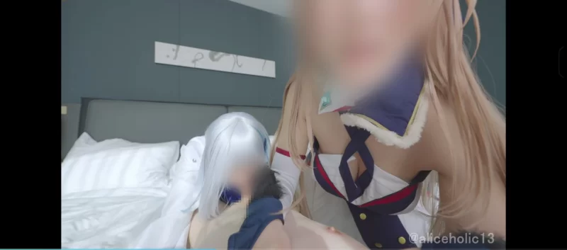 Cosplay Aliceholic最新3p视频【1+3g】