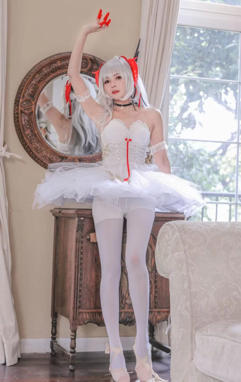 国产coser 苏嫣嫣阿姨 - 新作 - 明日方舟 w芭蕾【30P+262M】