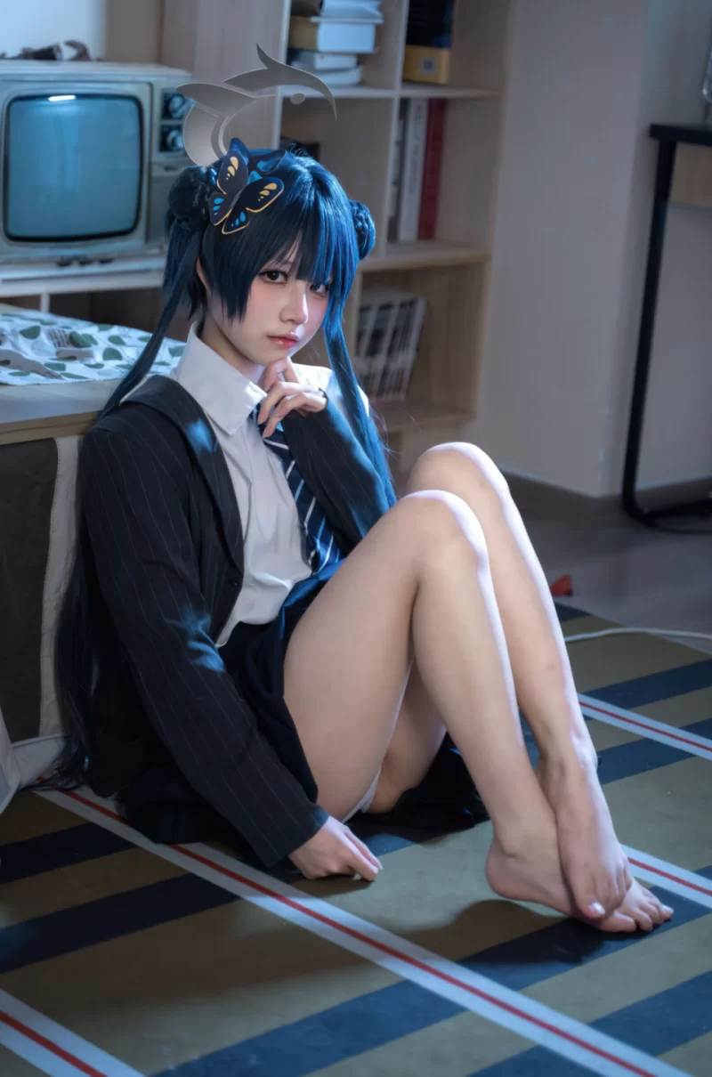 唯美写真 清水凪 - NO.001 蔚蓝档案 龙华妃咲 JK [52P-526MB]【52P+526MB】