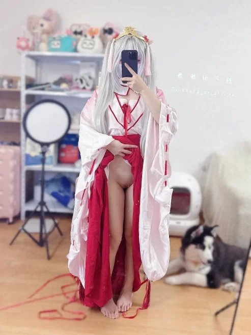 Cosplay [cosplay写真]全露cos无毛-懒懒睡不醒｜白虎嫩萝莉cos《千【1+31.2M】