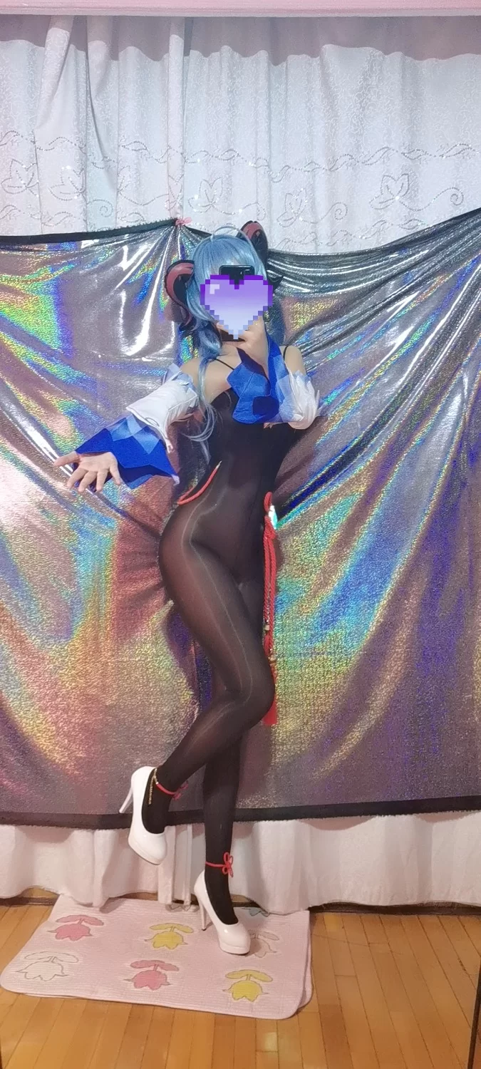 Cosplay 沐沐酱 甘雨cos【npnv+100】