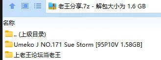 福利姬 Umeko J NO.171 Sue Storm【95P10V+1.58GB】