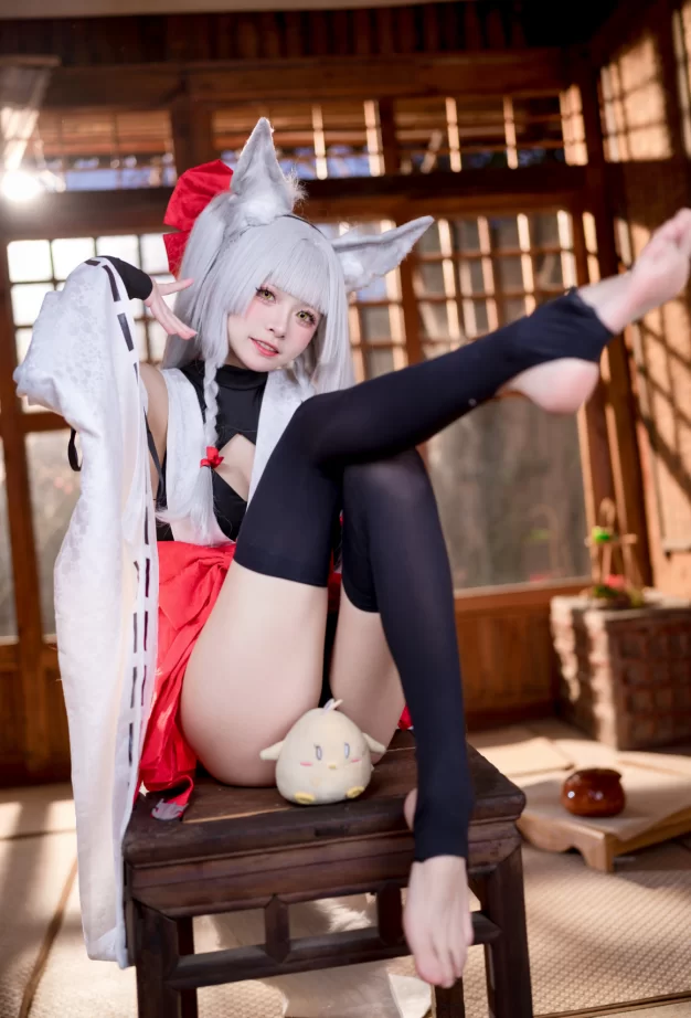 Cosplay 九柒喵_碧蓝 朝凪 [40P]【40P+400m】