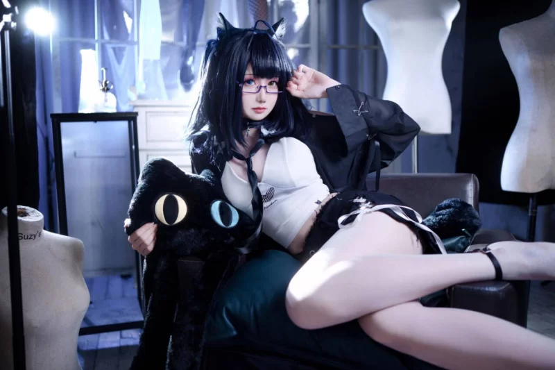 国产coser 焖焖碳 - 黑茶子【22P+286M】