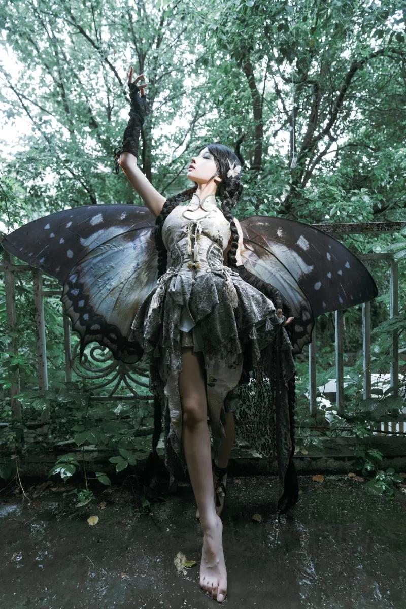 Cosplay 蠢沫沫 Vol.338 枯叶蝶[87P-1.16G][百度网盘]【87P+1.16G】