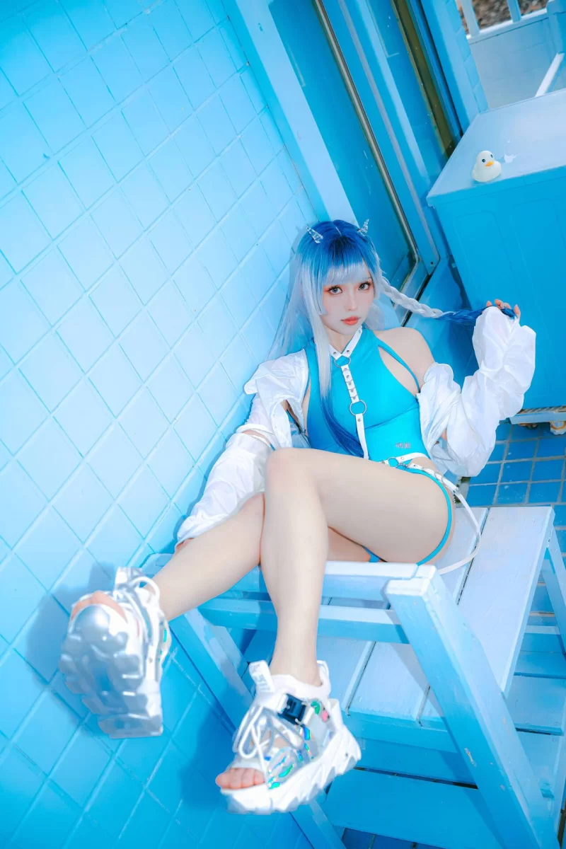 Cosplay ElyEE子 - 2025年06月订阅 June Set C Glassyhorn Devil【34P3V+94M】