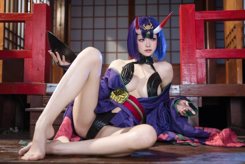 国产coser 九柒喵 - 酒吞童子 原皮 (FGO)【91P+784M】