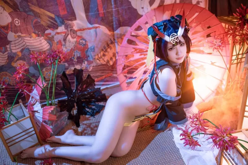 国产coser Quan冉有点饿 - FGO 酒吞童子同人 小僵尸【47P+555M】