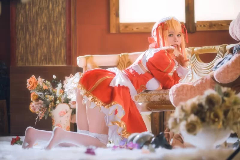 Cosplay 千反田鹿子 - 尼禄女仆【34P+475M】