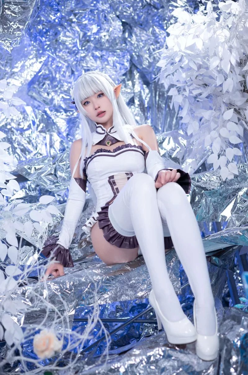 Cosplay 清水由乃 Vol.069 重生之我是艾米莉亚[41P1V-1.36G][百度网盘]【41P1V+1.36G】