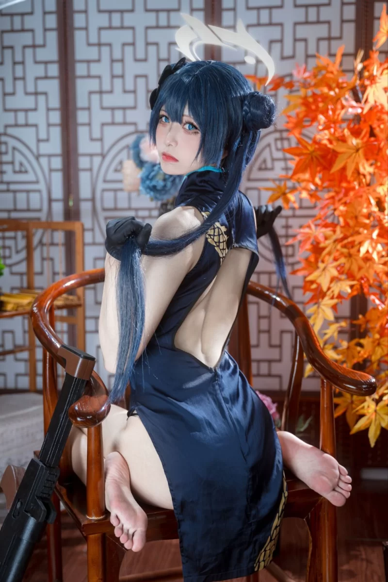国产coser 九柒喵  碧蓝档案 妃咲 [28P 137.03 MB]【28P+137M】