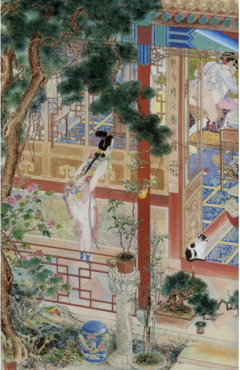 古典武侠玄幻 《新刻绣像批评金瓶梅》（齐鲁书社版）彩色插图【+187M】