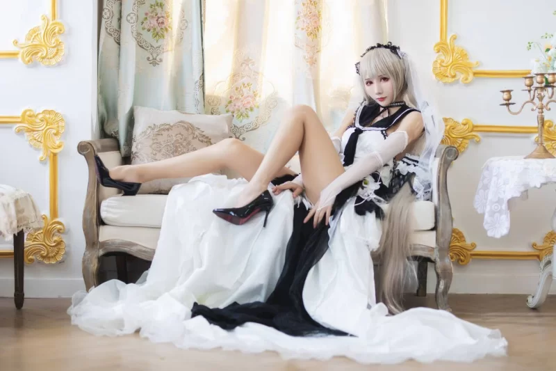 国产coser 雅祈 - 可畏礼服 (碧蓝航线)【27P+386M】