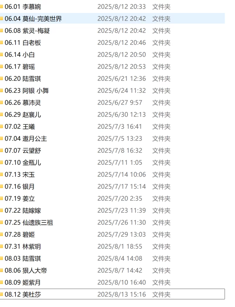 动漫 kuzan 6月-8月12【2054p+16.9G】