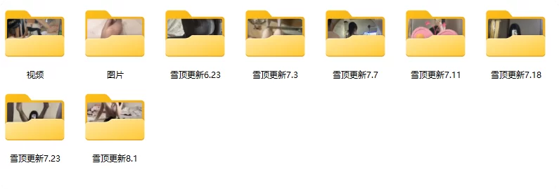 福利姬 抖音126w粉网红[雪顶]VIP付费作品最新合集[全套打包]【25V+227P+198M】