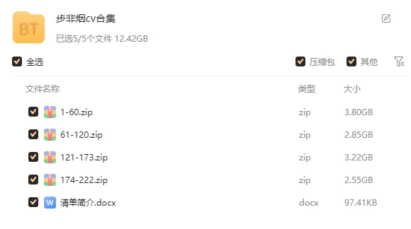 合集类 步非烟第一季 [1-222] 迅雷云盘【220左右音频+12+G】