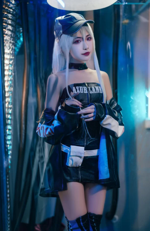 Cosplay 源纱希喵喵喵_碧蓝航线 赛车 [25P]【25P+500m】
