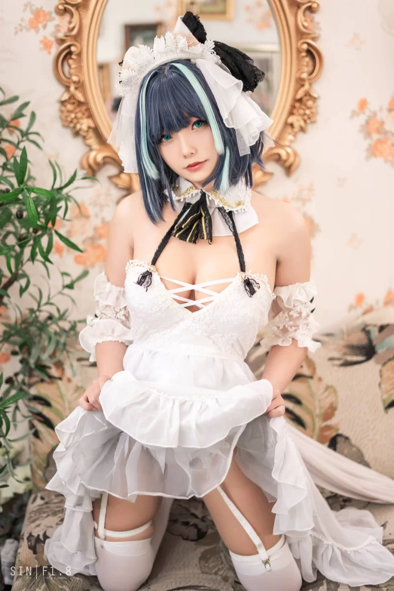 高颜值美女 Messie Huang - Cheshire Azur Lane【20P+75M】