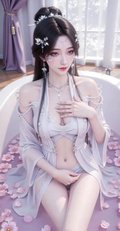 唯美 遮天-安妙依（雨梦图包系列）【np+483m】