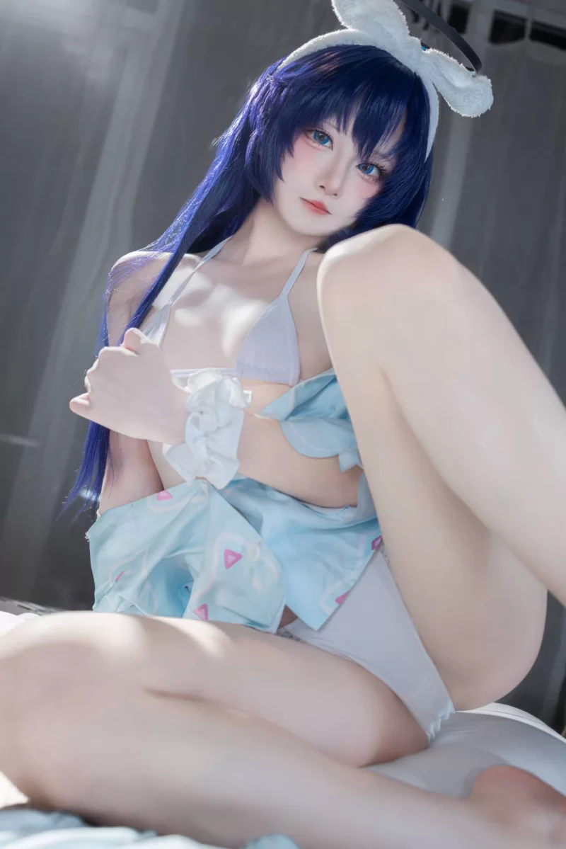 国产coser 纸悦Etsu_ko - 蔚蓝档案 优香睡衣【35P+616M】